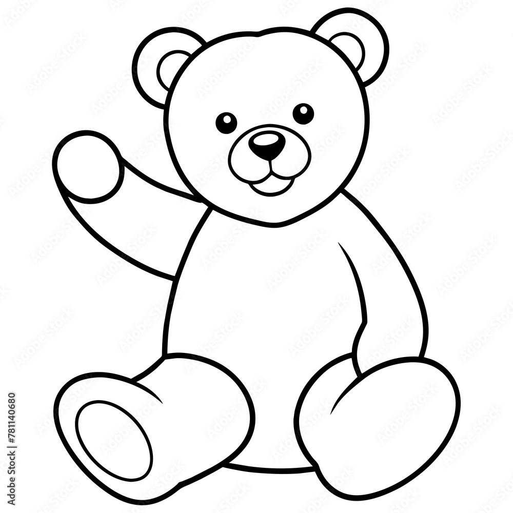 Teddy bear vector illustration Teddy bear vector illustration