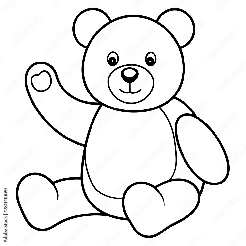 Teddy bear vector illustration Teddy bear vector illustration