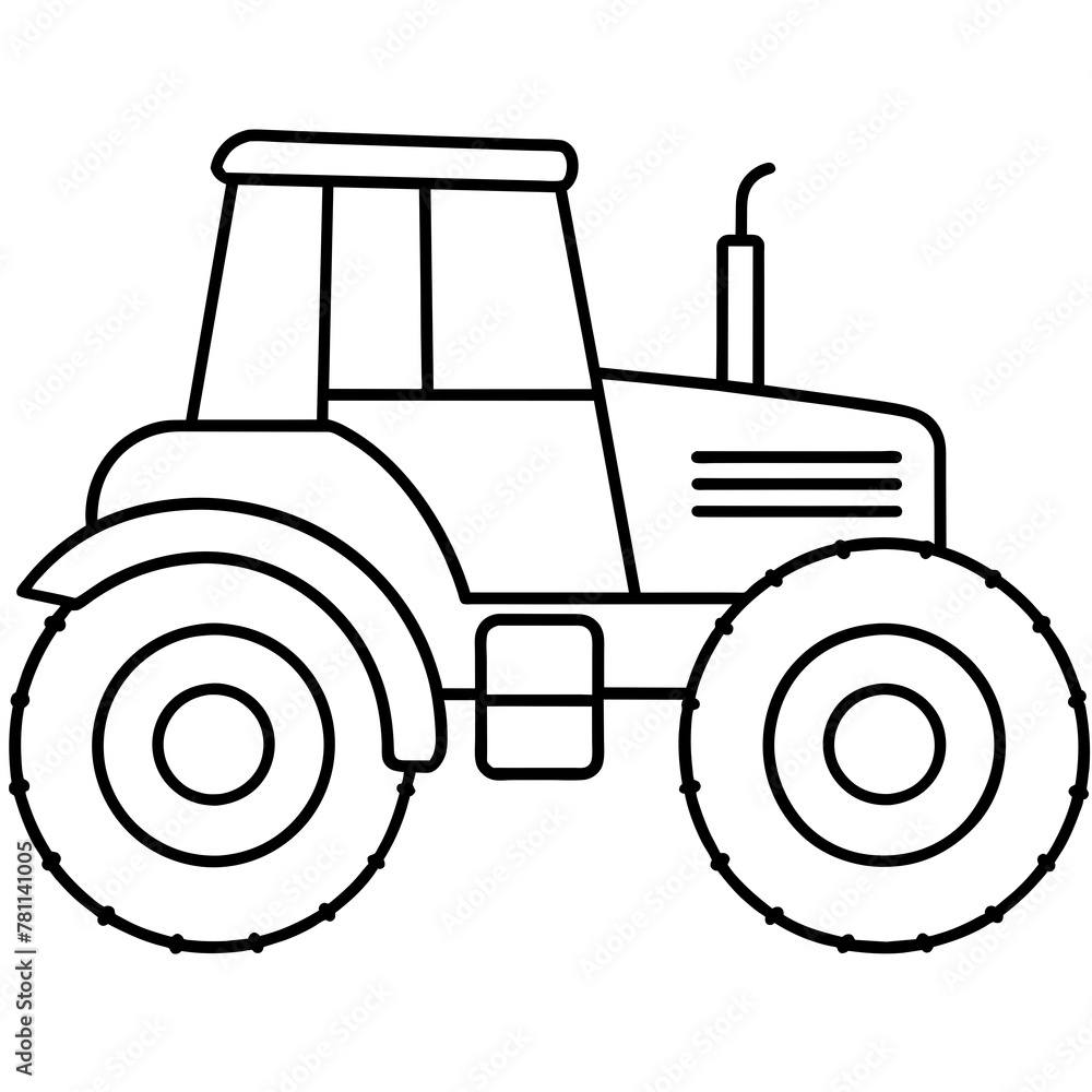 tractor isolated vector illustration tractor isolated vector illustration