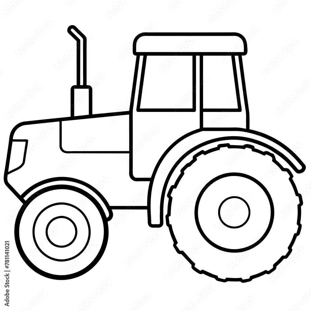 tractor isolated vector illustration tractor isolated vector illustration