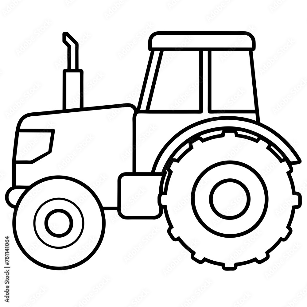 tractor isolated vector illustration tractor isolated vector illustration