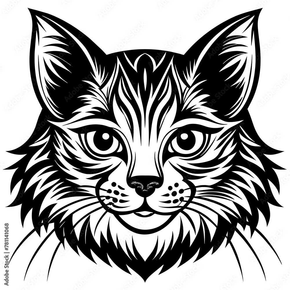 cat with heart cat with heart