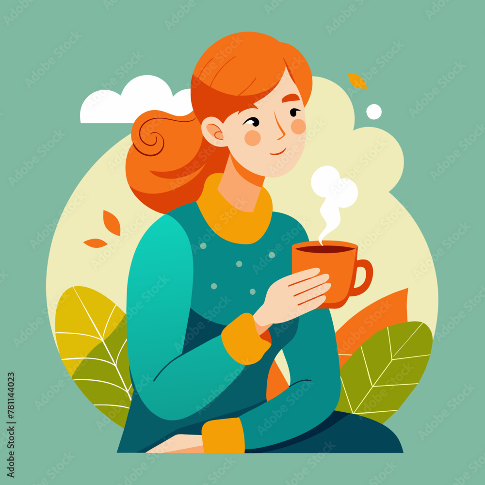 capture-a-person-peacefully-sipping-tea-very-simpl