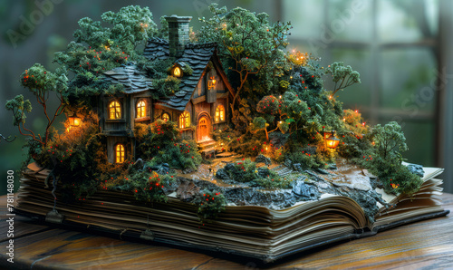 Fantastical Tale: Whimsical Magic Unfolding from Storybook Pages