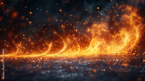 Isolated transparent background with fire sparks modern. Sparks PNG, fire PNG, ignition, fire particles. © Zaleman