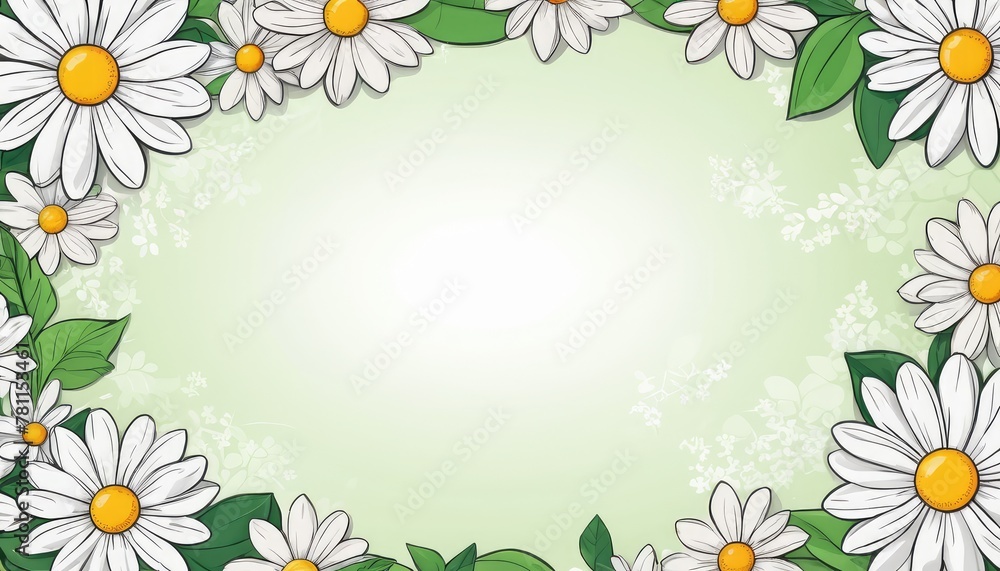 Enter the world of elegance with our hand-drawn white floral frame illustration Enter the world of elegance with our hand-drawn white floral frame illustration
