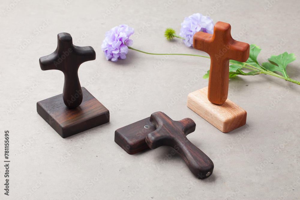 A mark in the shape of the letter ‘十’ symbolizing Christians. It ...