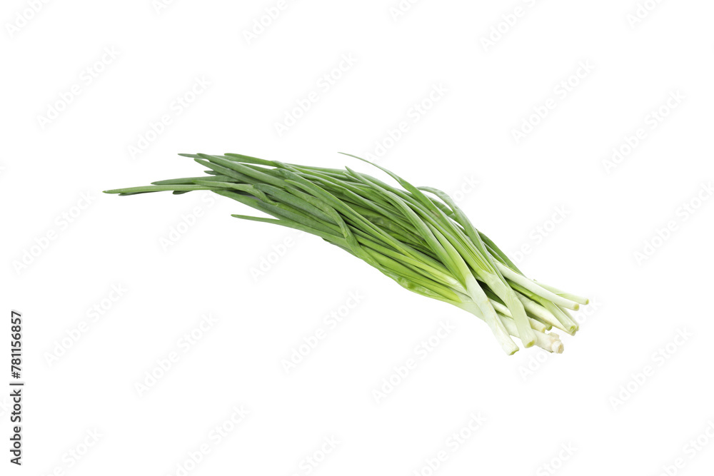 PNG, Green onion, isolated on white background PNG, Green onion, isolated on white background