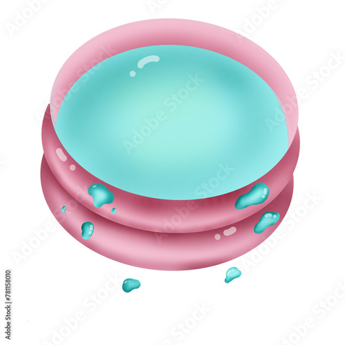 Rubber pool