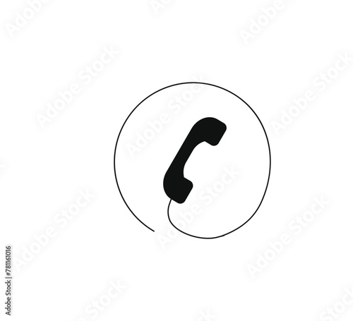 phone vector type icon