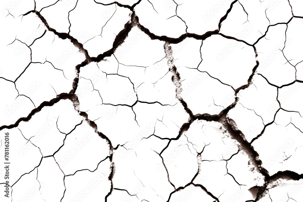 top view cracked soil ground Earth texture on white background, desert cracks,Dry surface Arid in drought land, floor has many grooves and scratches. The distressed has been shown to last a long time. top view cracked soil ground Earth texture on white background, desert cracks,Dry surface Arid in drought land, floor has many grooves and scratches. The distressed has been shown to last a long time.