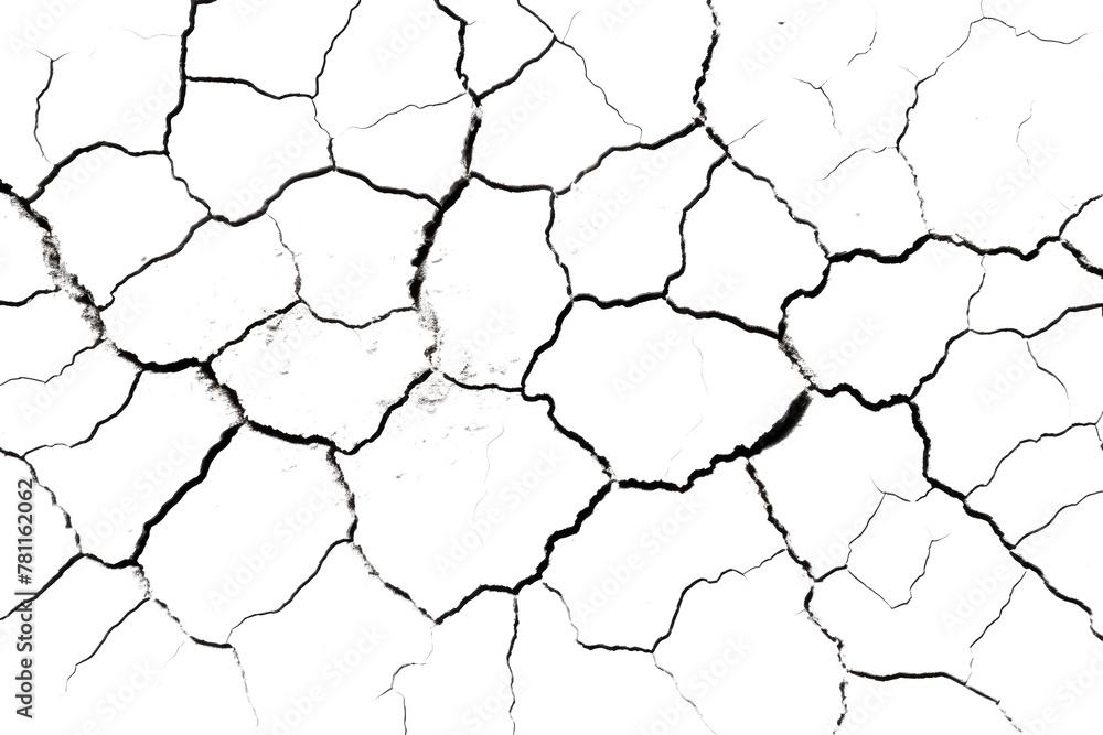 top view cracked soil ground Earth texture on white background, desert cracks,Dry surface Arid in drought land, floor has many grooves and scratches. The distressed has been shown to last a long time. top view cracked soil ground Earth texture on white background, desert cracks,Dry surface Arid in drought land, floor has many grooves and scratches. The distressed has been shown to last a long time.