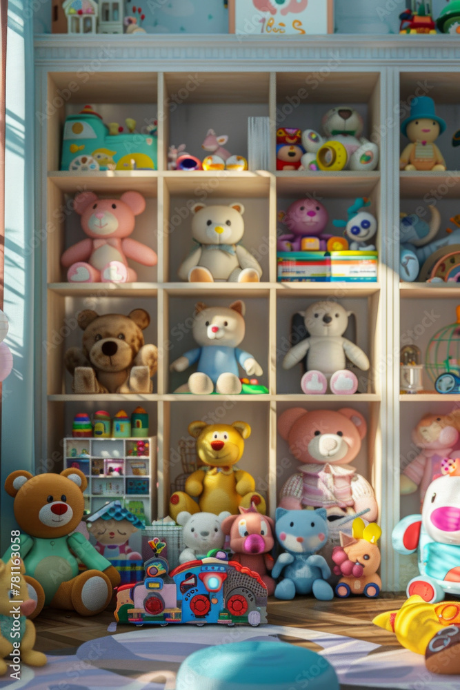 A child's room filled with toys A child's room filled with toys