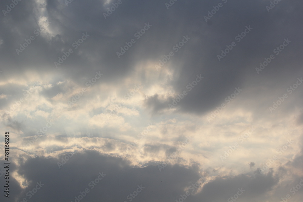 blue sky with clouds