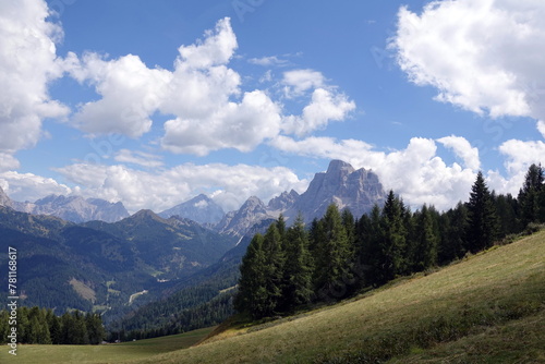 Monte Pelmo, gesehen vom Monte Fertazza