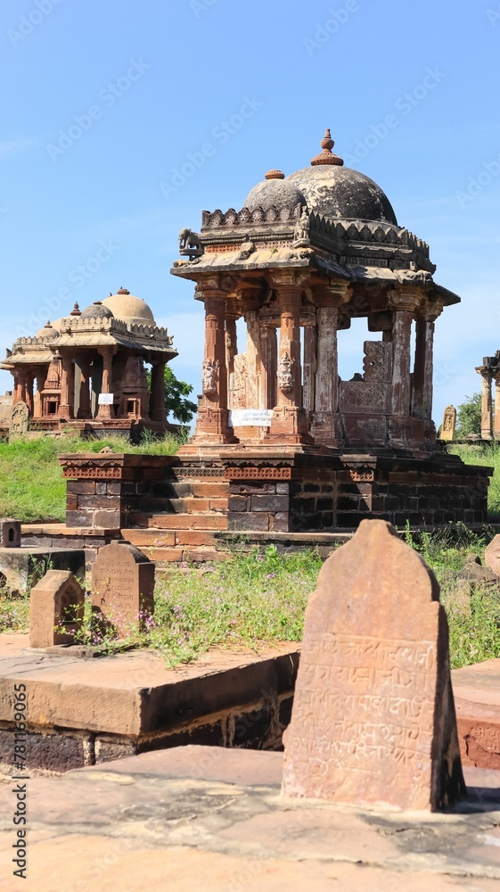 Fototapeta premium The Royal Cenotaphs of Bhuj or Bhuj Chhetedi, Bhuj.