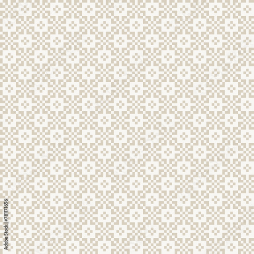 Wallpaper Mural Neutral Colour Christmas Fair Isle Seamless Pattern Design Torontodigital.ca