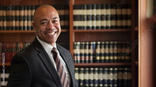 Legal Luminary: Smiling Attorney in His Element