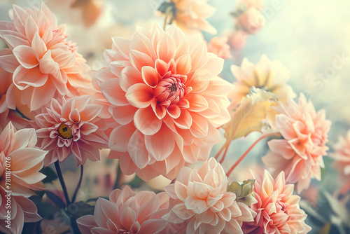 AI generated illustration of a tapestry of blooms in a rich spectrum of colors.