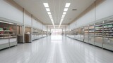 the interior of a large commercial refrigerated area