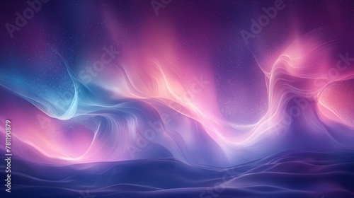 Ethereal Nebula Swirl, Celestial Pink and Blue, Fantasy Space Art