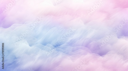 Dreamlike Cotton Candy Clouds, Pastel Pink and Blue, Soft Abstract
