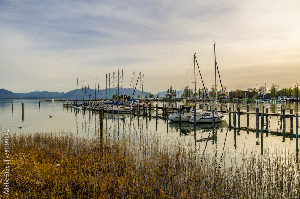 Obraz premium Jachthafen Seebruck