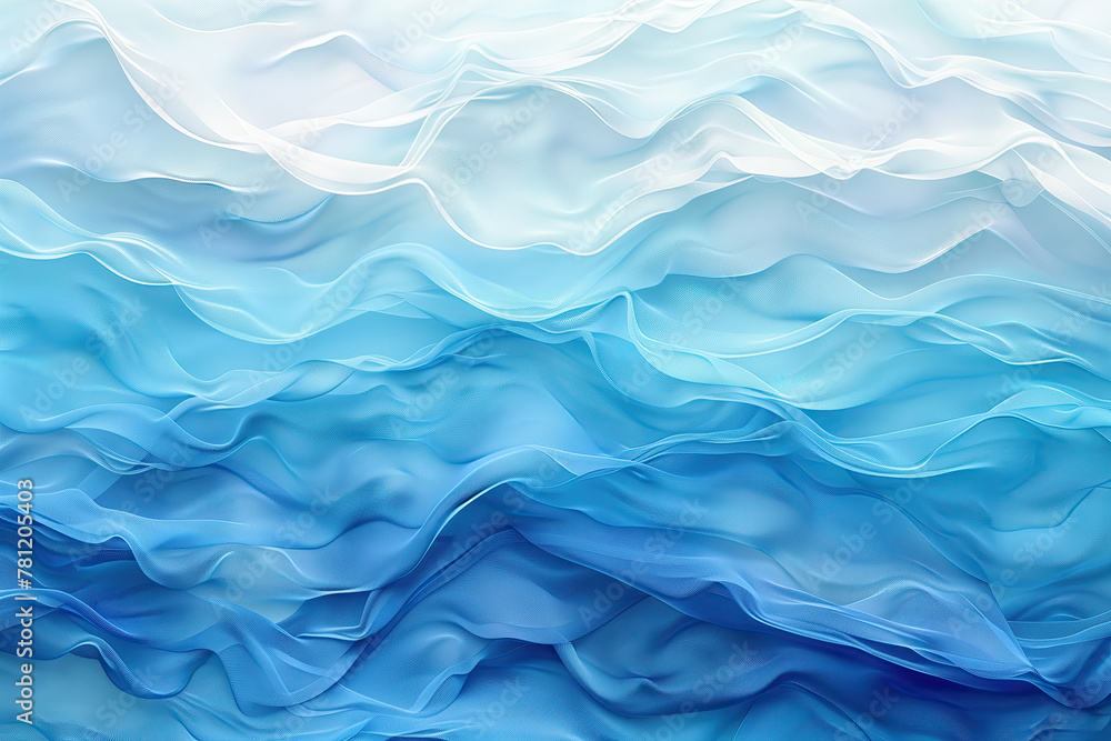 Texture with blue, light blue and white waves Texture with blue, light blue and white waves