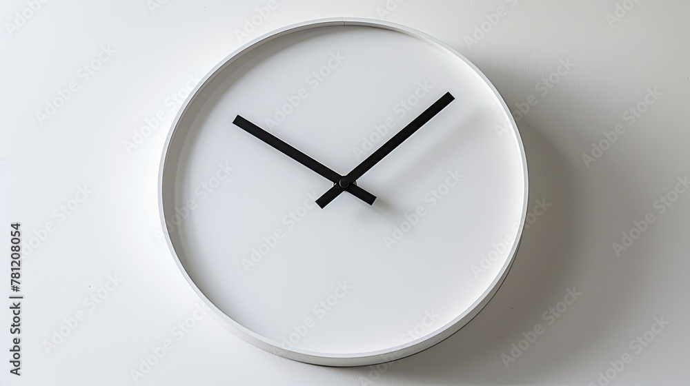 Minimalist clock face no numbers Minimalist clock face no numbers
