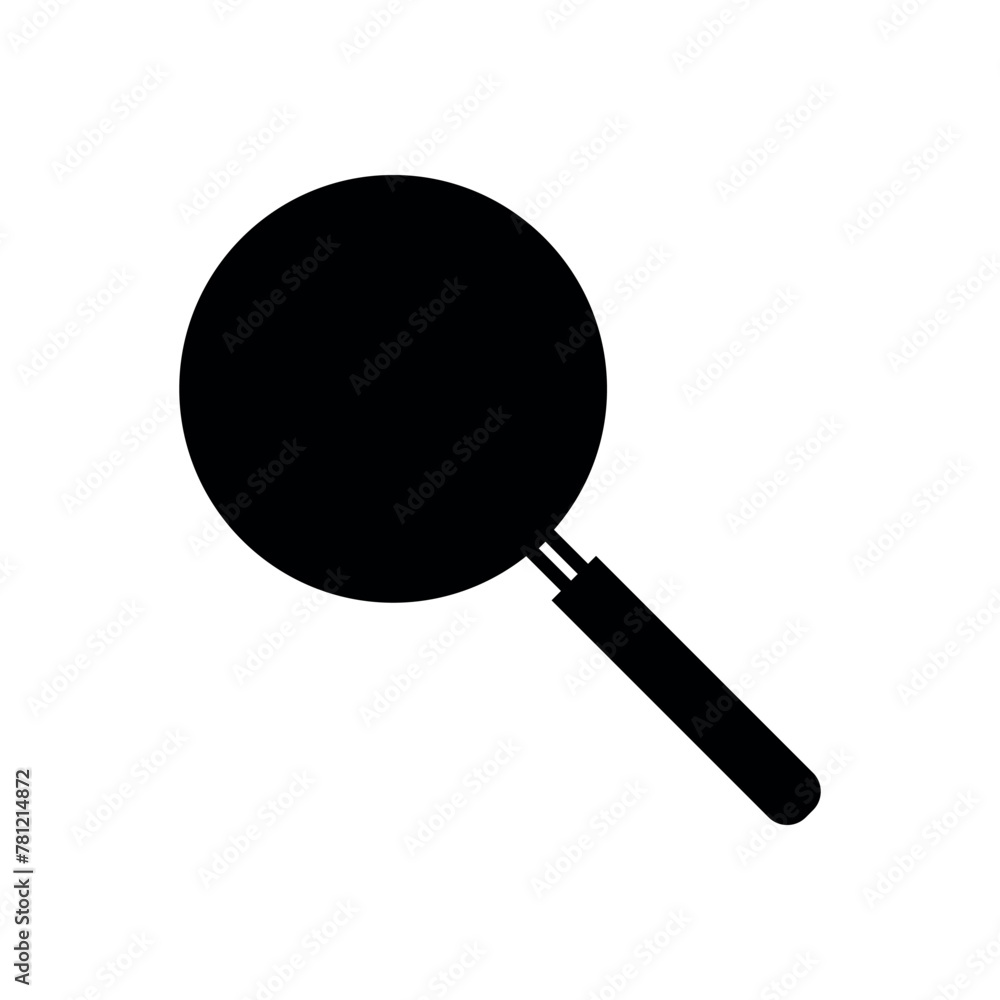 Search Fill Icon Symbol Vector. Black Glyph Search Icon Search Fill Icon Symbol Vector. Black Glyph Search Icon