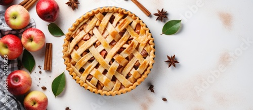 Delicious apple pie dessert...