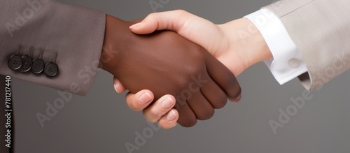 Business people handshake i...