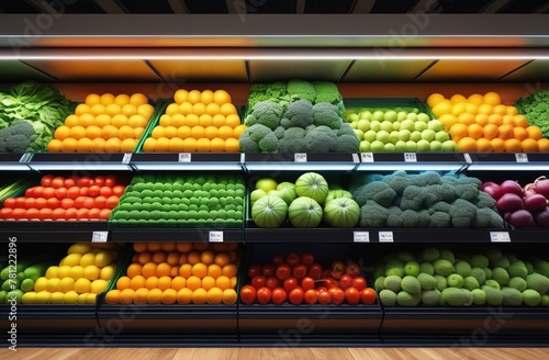 fruit and vegetables at the market