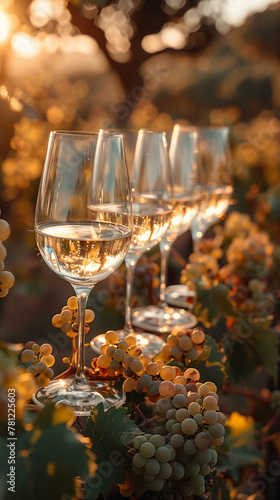 Sophisticated Wine Tasting Event with a Blur of Toasting Glasses