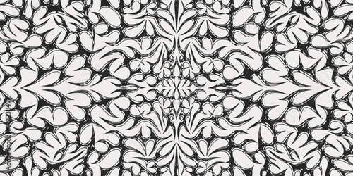 Gothic Cyber Sigilism Pattern Ornament Vector Design. Neo Tribal Tattoo Decoration Background.