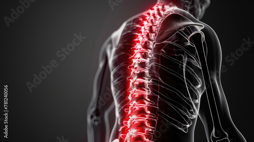 x-ray view of pain in the spine