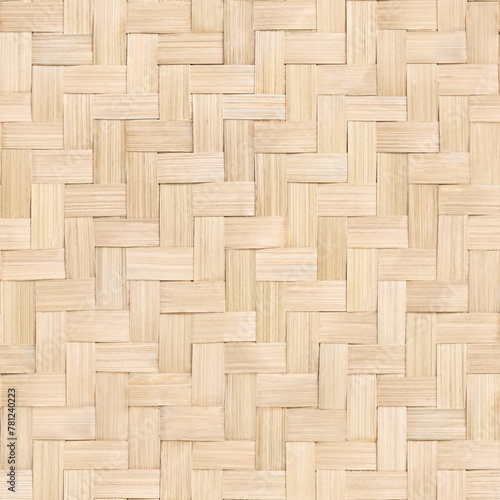 Real Seamless Woven Bamboo Mat Board Texture repeating pattern  Bamboo weave.