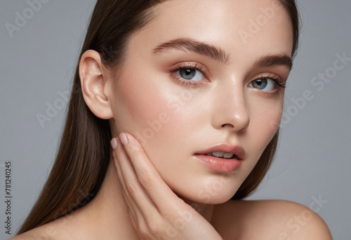 a skin care in editorial photography