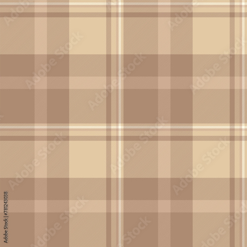 Seamless vector tartan of textile plaid pattern with a check texture background fabric.
