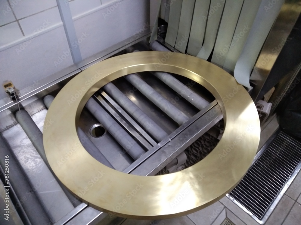 Fototapeta premium metal spiral staircase