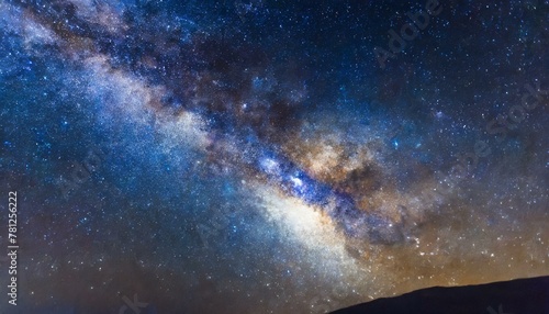 Starlit Splendor: Close-Up Capture of Milky Way's Brilliance