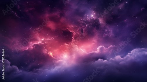 Mystical Nebula Illuminating the Depths of Space