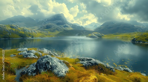 Rugged beauty of the Scottish Highlands is a landscape of wild mountains, deep lochs.