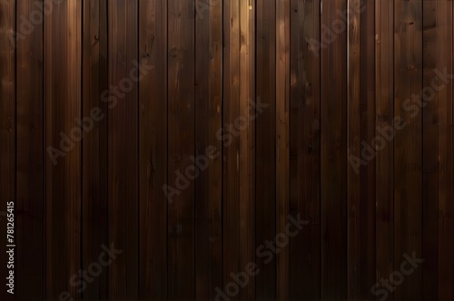 Dark brown polished wooden background.