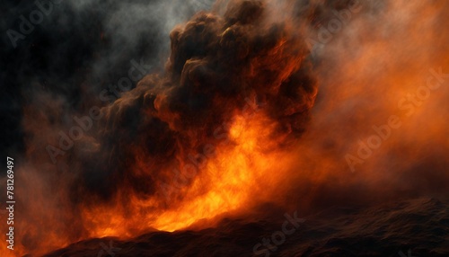 lava explosions and fire background orange red and black smoke banner collection inferno copy space for text armageddon backdrop for mobile web youtube