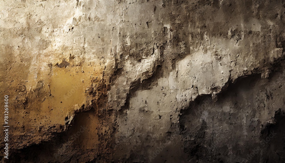 old concrete wall texture background close up retro plain cream color cement material surface