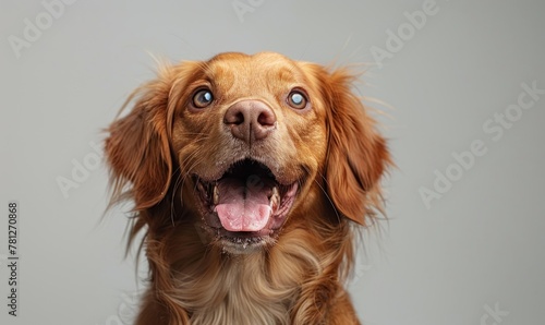 Highlight the beauty of this Irish Setter in your marketing endeavors targeting pet owners and animal aficionados