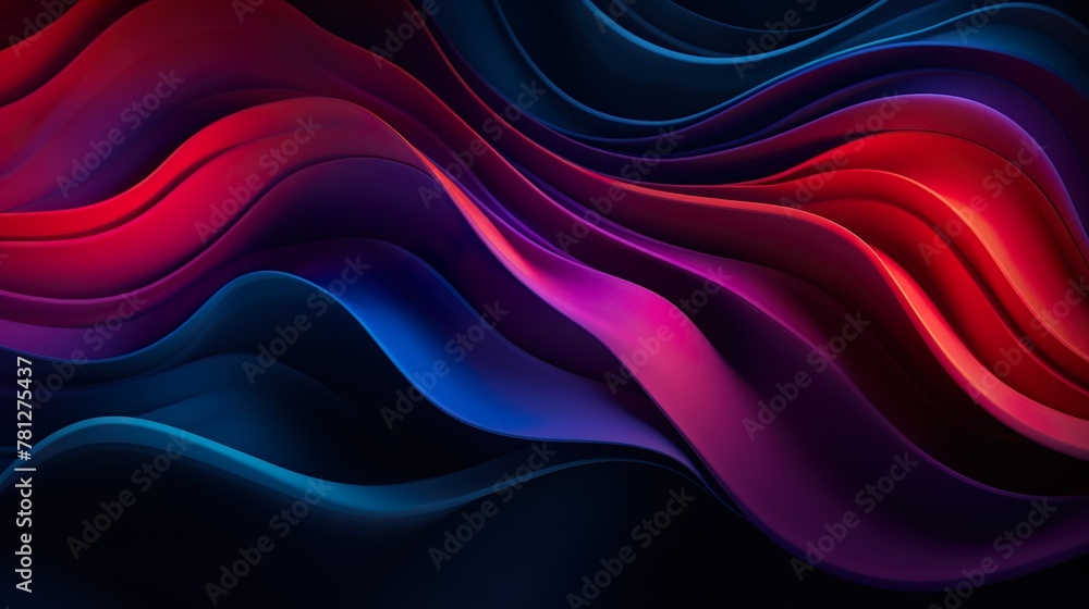 A digital representation of gentle waves, using smoothly transitioning blue and purple hues A digital representation of gentle waves, using smoothly transitioning blue and purple hues