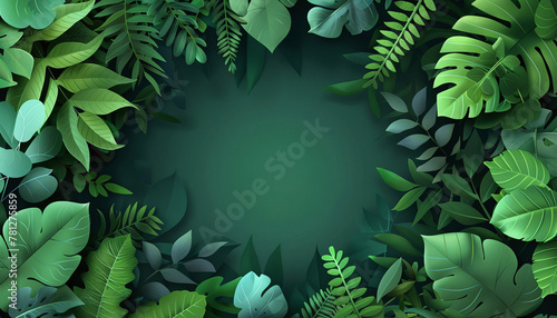 Use nature-inspired backgrounds or themes related