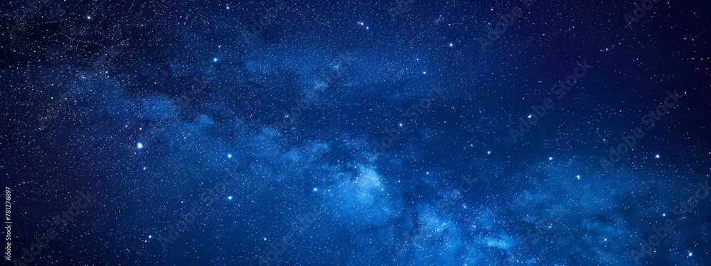 Beautiful night sky background with stars and Milky way